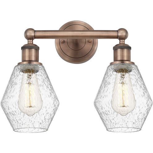 Cindyrella 2 Light 15 inch Antique Copper Bath Vanity Light Wall Light in Seedy