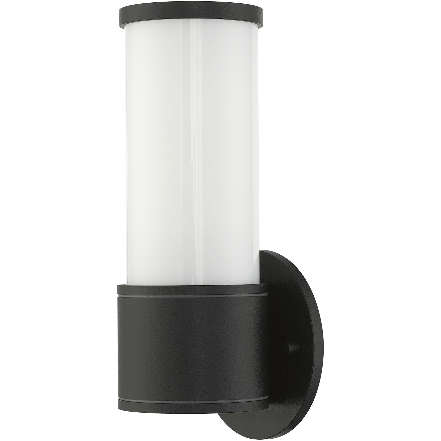 Landsdale 1 Light 10 inch Textured Black Outdoor ADA Wall Lantern