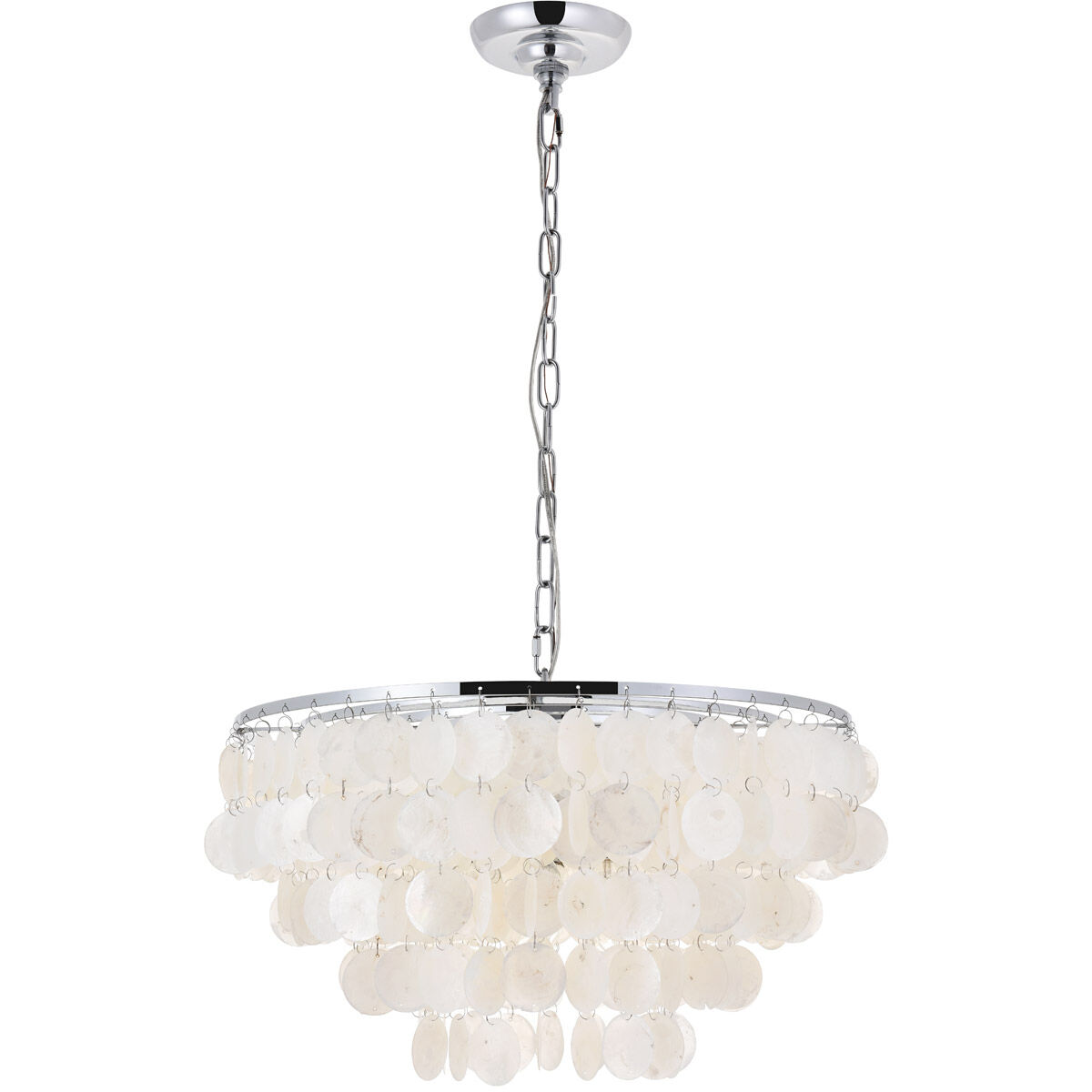 Selene 4 Light 20 inch Chrome Pendant Ceiling Light
