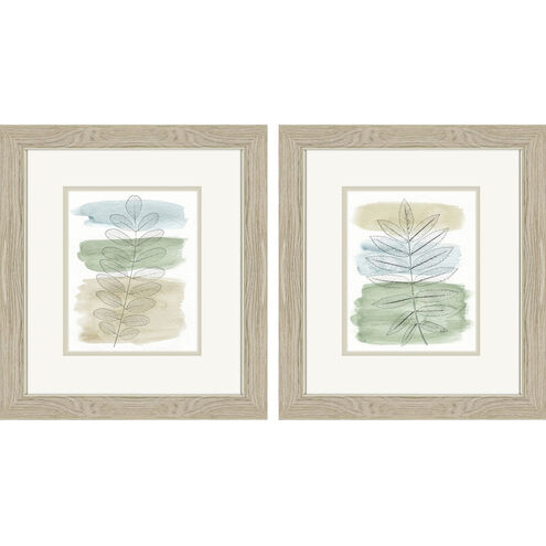 Spring Branch Blue and Green and Beige and Neutral Framed Art