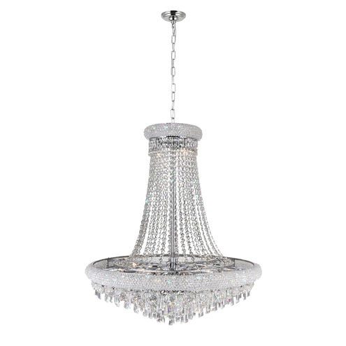 Kingdom 18 Light 30 inch Chrome Down Chandelier Ceiling Light