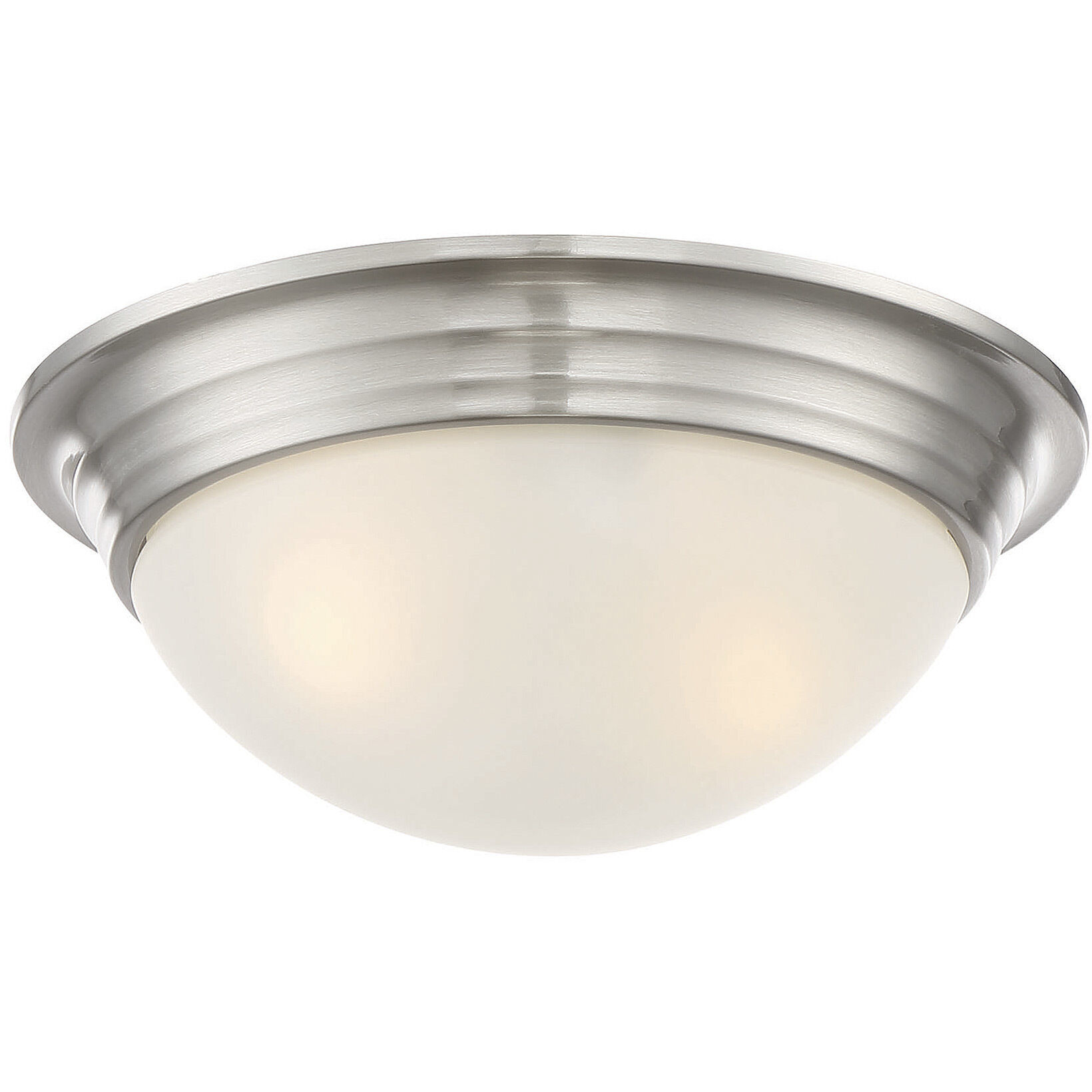 Stella 2 Light 11 inch Satin Nickel Flush Mount Ceiling Light, Essentials