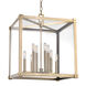 Forsyth 8 Light 20.25 inch Aged Brass Hanging Lantern Ceiling Light