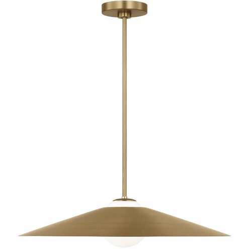Drew & Jonathan Astra 1 Light 24 inch Satin Brass Pendant Ceiling Light, Medium