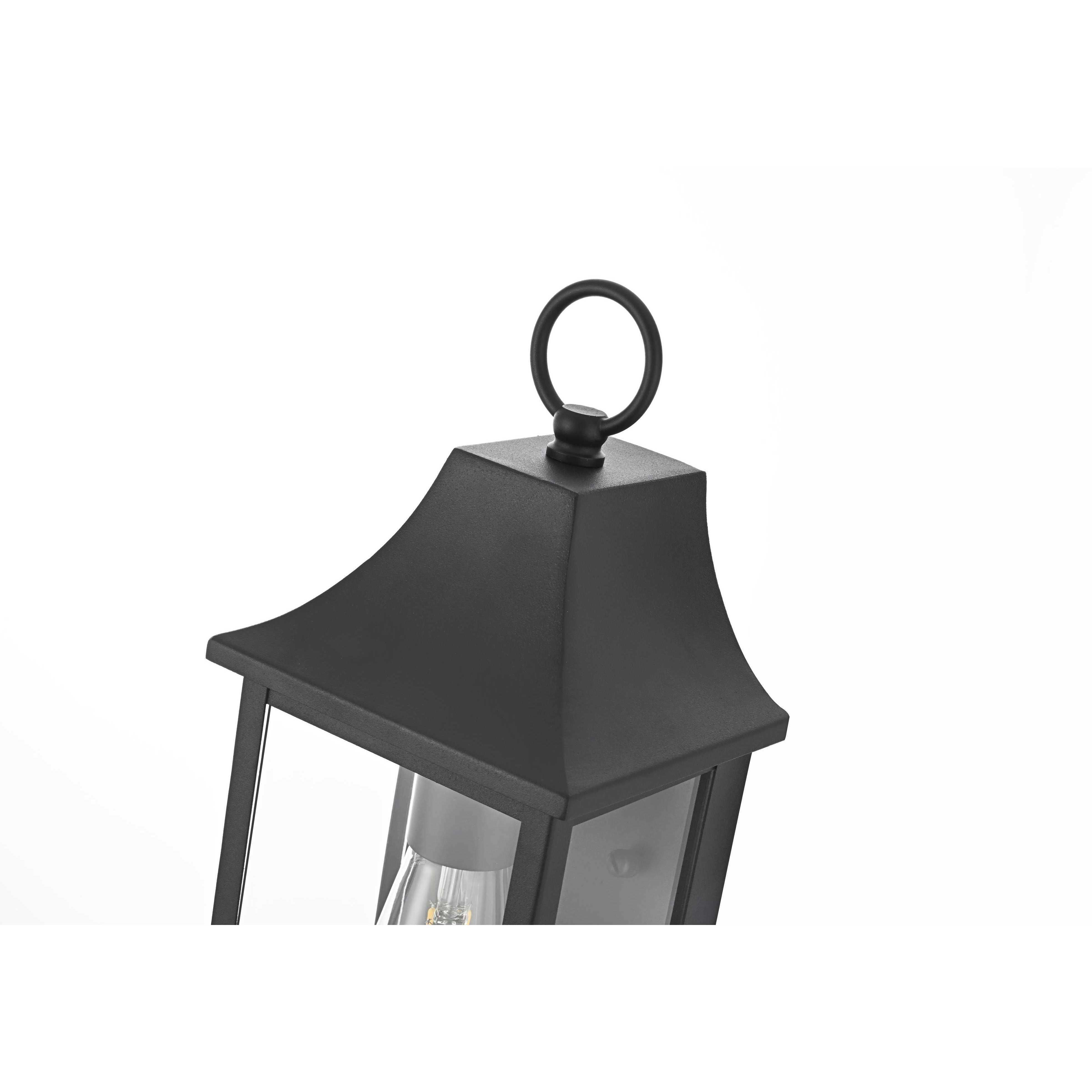 Shepard 1 Light 14.5 inch Black Outdoor Wall Sconce