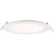 EnviroLite LED 6.85 inch White Slim Panel Downlight Ceiling Light