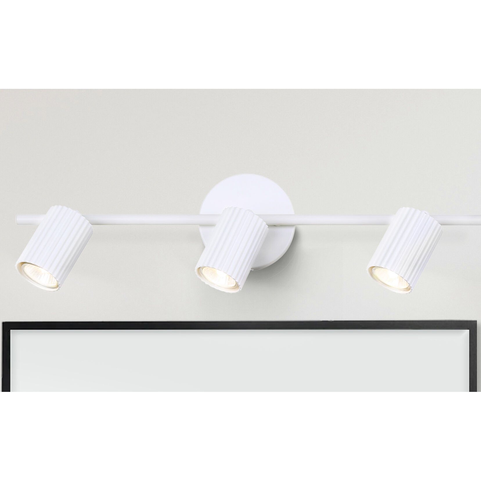 Rexton 3 Light White Track Lighting Ceiling Light