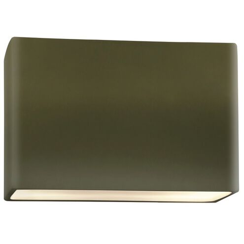 Ambiance 1 Light 10 inch Matte Green Wall Sconce Wall Light