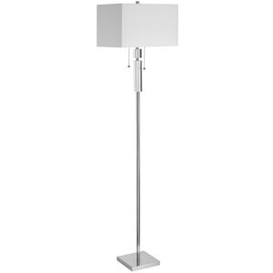 Fernanda 60 inch 100.00 watt Polished Chrome Decorative Floor Lamp Portable Light
