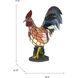 Morning Rooster 17.5 inch 7.00 watt Antique Bronze Accent Lamp Portable Light