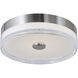 Iris LED 11.5 inch Brushed Nickel Flush Mount Ceiling Light