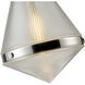 Willard 1 Light 13.5 inch Polished Nickel Pendant Ceiling Light in Clear Prismatic Glass