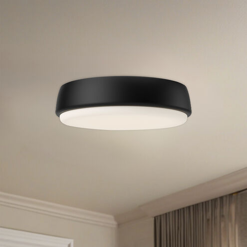 Alora Mood Laval LED 9.13 inch Matte Black Flush Mount Ceiling Light