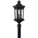Estate Series Raley LED 26 inch Museum Black Outdoor Post Mount Lantern