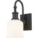 Bryant 1 Light 5.5 inch Matte Black Wall Sconce Wall Light