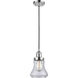 Franklin Restoration Bellmont 1 Light 6.25 inch Polished Chrome Mini Pendant Ceiling Light in Incandescent, Clear, Franklin Restoration
