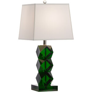 Frederick Cooper 27 inch 100.00 watt Green/Polished Brass Table Lamp  Portable Light