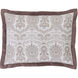 Griffin 26 X 20 inch Ivory, Taupe, White, Light Gray Standard Sham