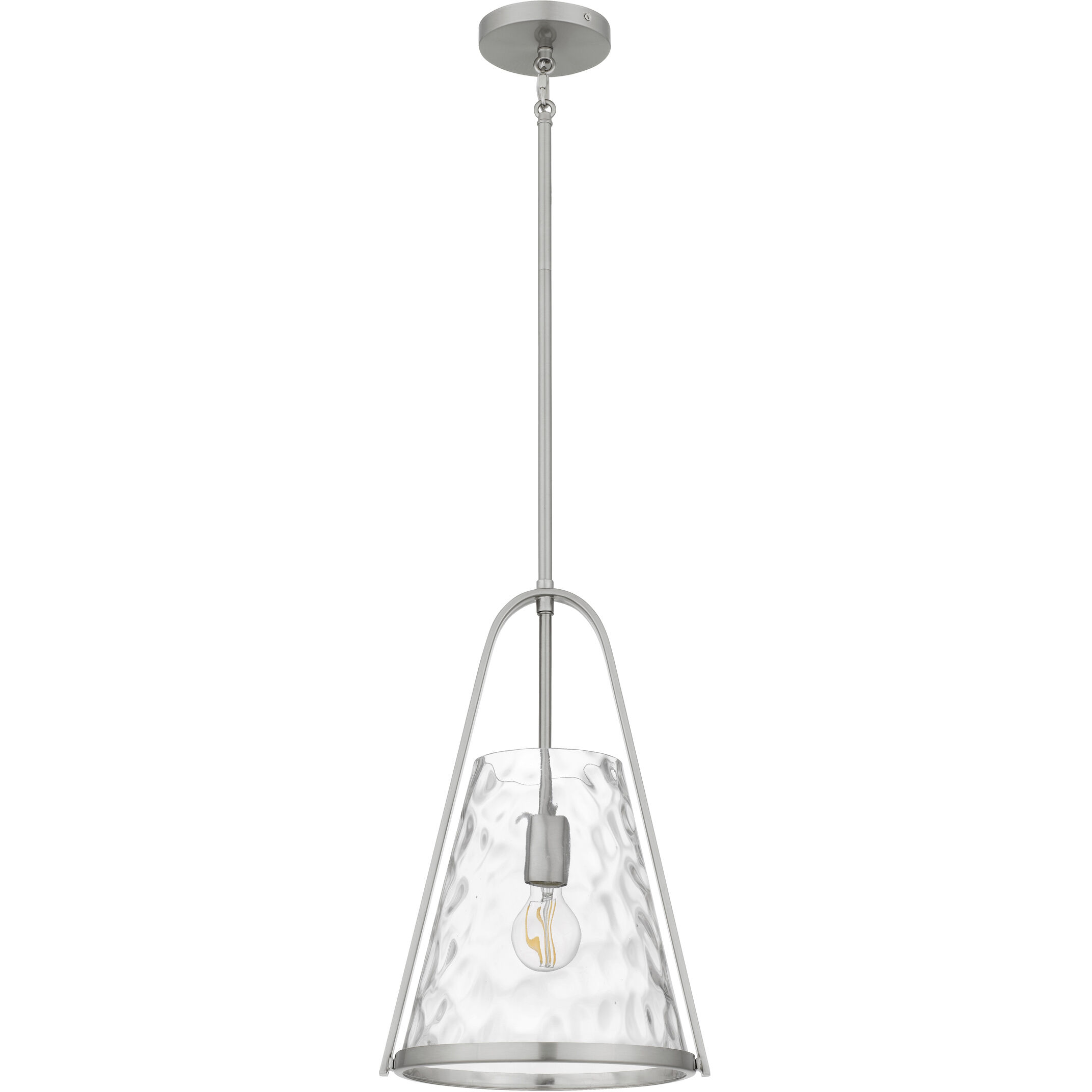 Briley 1 Light 11.5 inch Brushed Nickel Mini Pendant Ceiling Light
