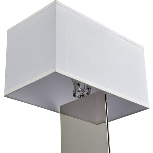 Barr 22 inch 150.00 watt Polished Nickel Table Lamp Portable Light