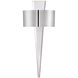 Palladian Wall Sconce Wall Light in 10in., Polished Nickel