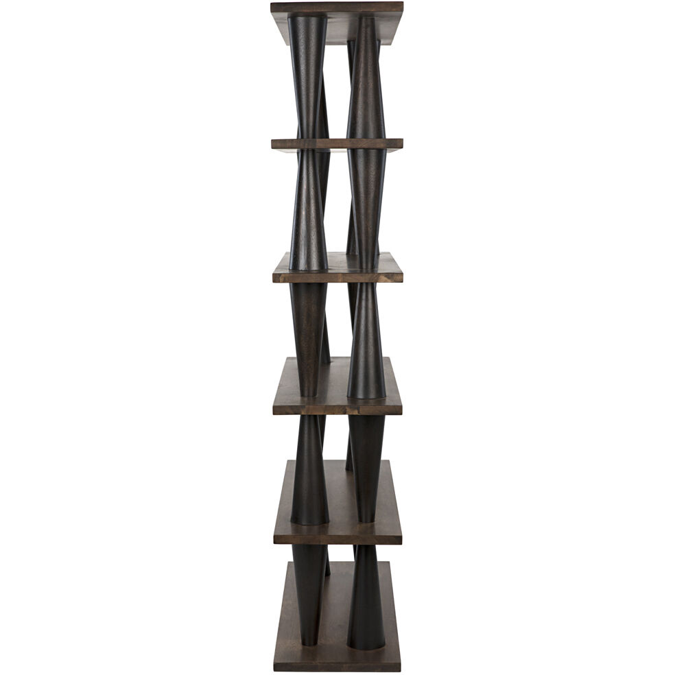 Mood Dark Walnut Bookcase