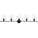 Gene 5 Light 47 inch Black Wall sconce Wall Light