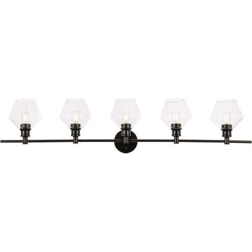 Gene 5 Light 47 inch Black Wall sconce Wall Light