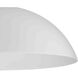 Classic Dome Pendant 1 Light 15 inch Matte Black Pendant Ceiling Light