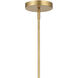 Fulton 3 Light 20 inch Antique Gold Pendant Ceiling Light