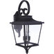 Tillman 3 Light 30.5 inch Textured Black Outdoor Wall Lantern
