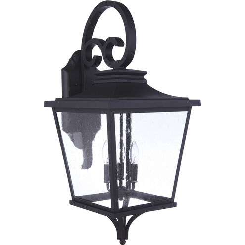 Tillman 3 Light 30.5 inch Textured Black Outdoor Wall Lantern