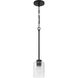Lyndsey 1 Light 5 inch Flat Black Mini Pendant Ceiling Light