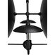 Satellite 4 Light 23 inch Matte Black Pendant Ceiling Light