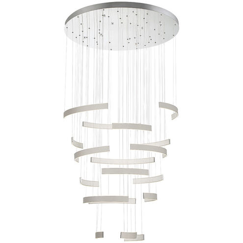 Verdura LED 40.75 inch Grey Chandelier Ceiling Light