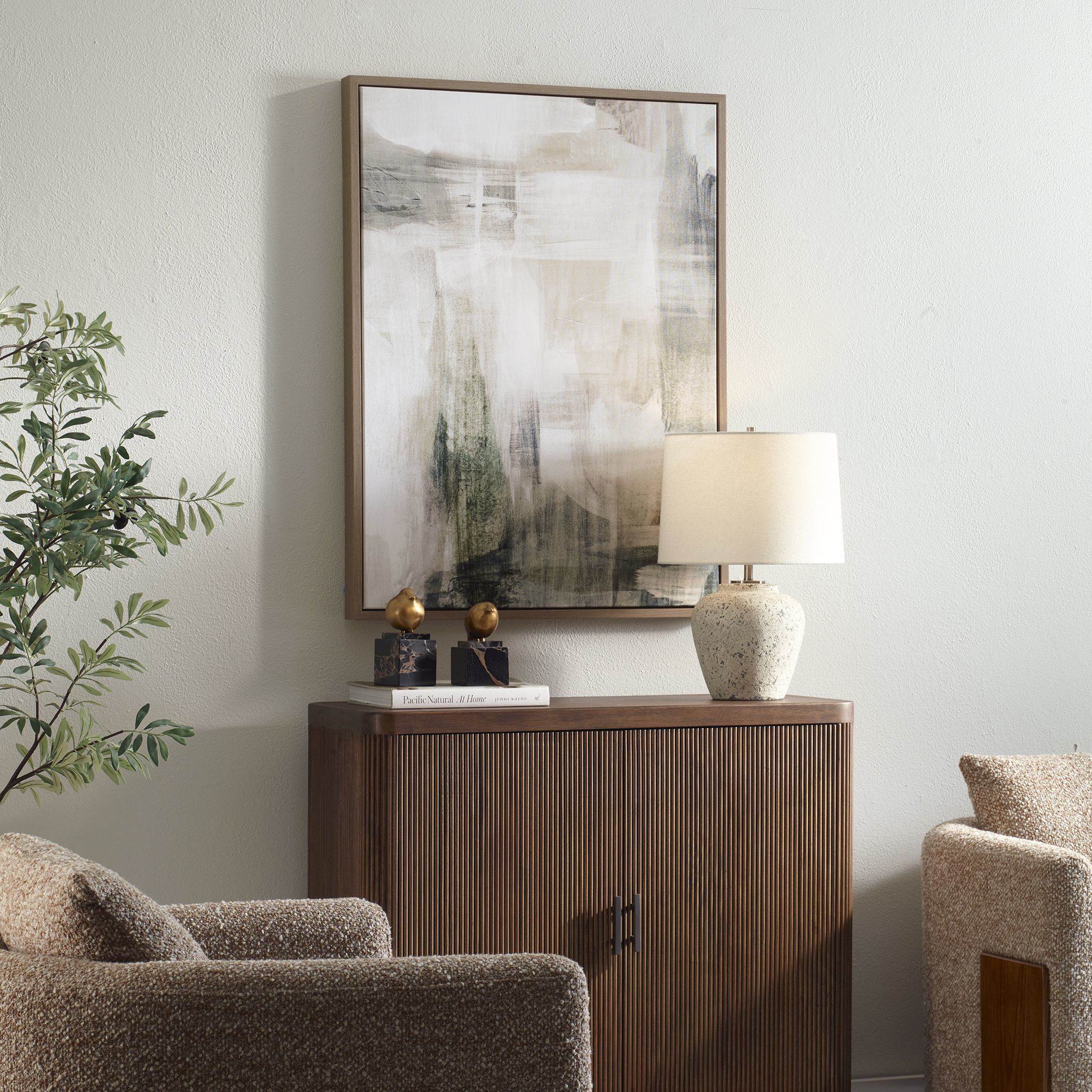 Subliminal Drift Multicolor Framed Modern Art