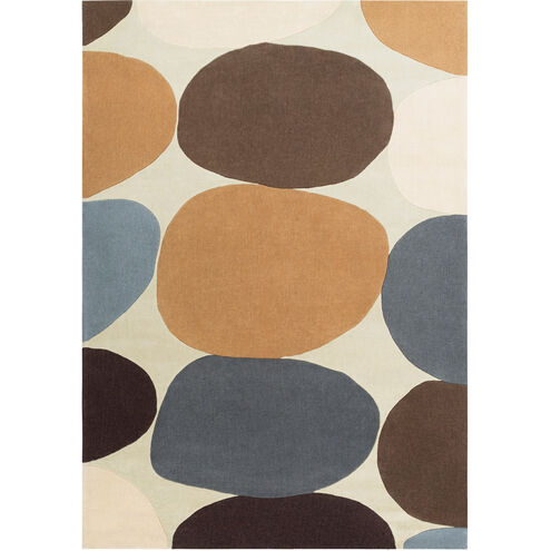 Cosmopolitan 156 X 108 inch Camel, Dark Brown, Beige, Khaki, Charcoal Rug