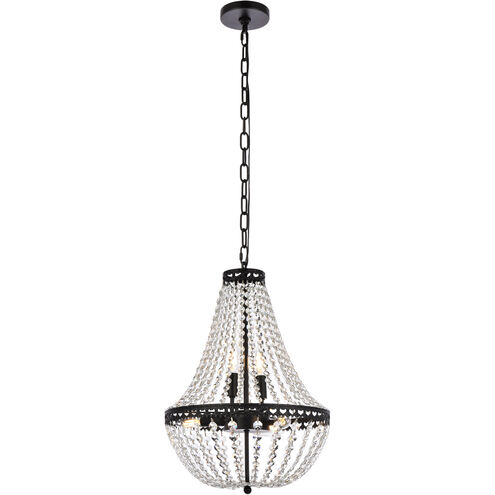 Valeria 5 Light 14 inch Black Pendant Ceiling Light