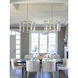 Carson 6 Light 28 inch Polished Nickel Lantern Chandelier Ceiling Light