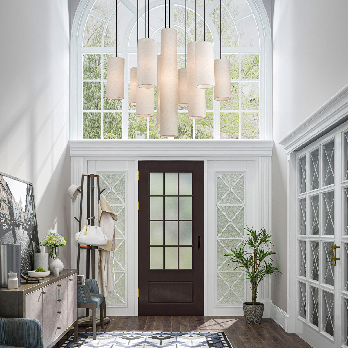 Bronze entryway chandelier new arrivals