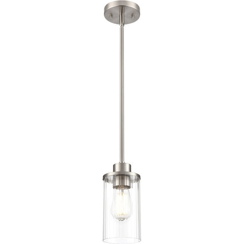 Beverlly 1 Light 4.5 inch Brushed Nickel Pendant Ceiling Light
