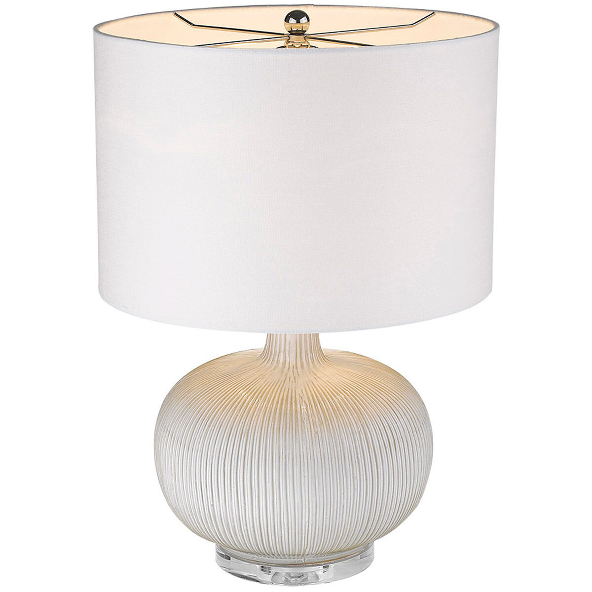 Trend Home 22 inch 150.00 watt Polished Nickel Table Lamp Portable Light