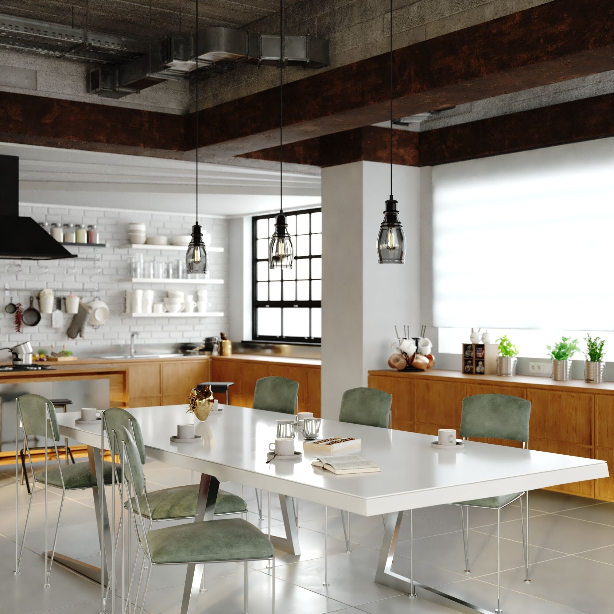 Millie LED 5.25 inch Matte Black Mini Pendant Ceiling Light