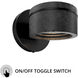 Sorin 2.5 inch 4.2 watt Basalt Stone and Black Task Light Portable Light
