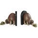 Hatchling 15 X 4 inch Black with Brown and Green Bookends