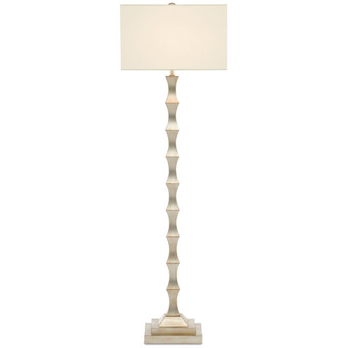 Lyndhurst 63.25 inch 150 watt Silver Leaf Floor Lamp Portable Light