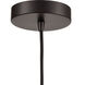 Edison Beacon LED 8 inch Oil Rubbed Bronze Mini Pendant Ceiling Light