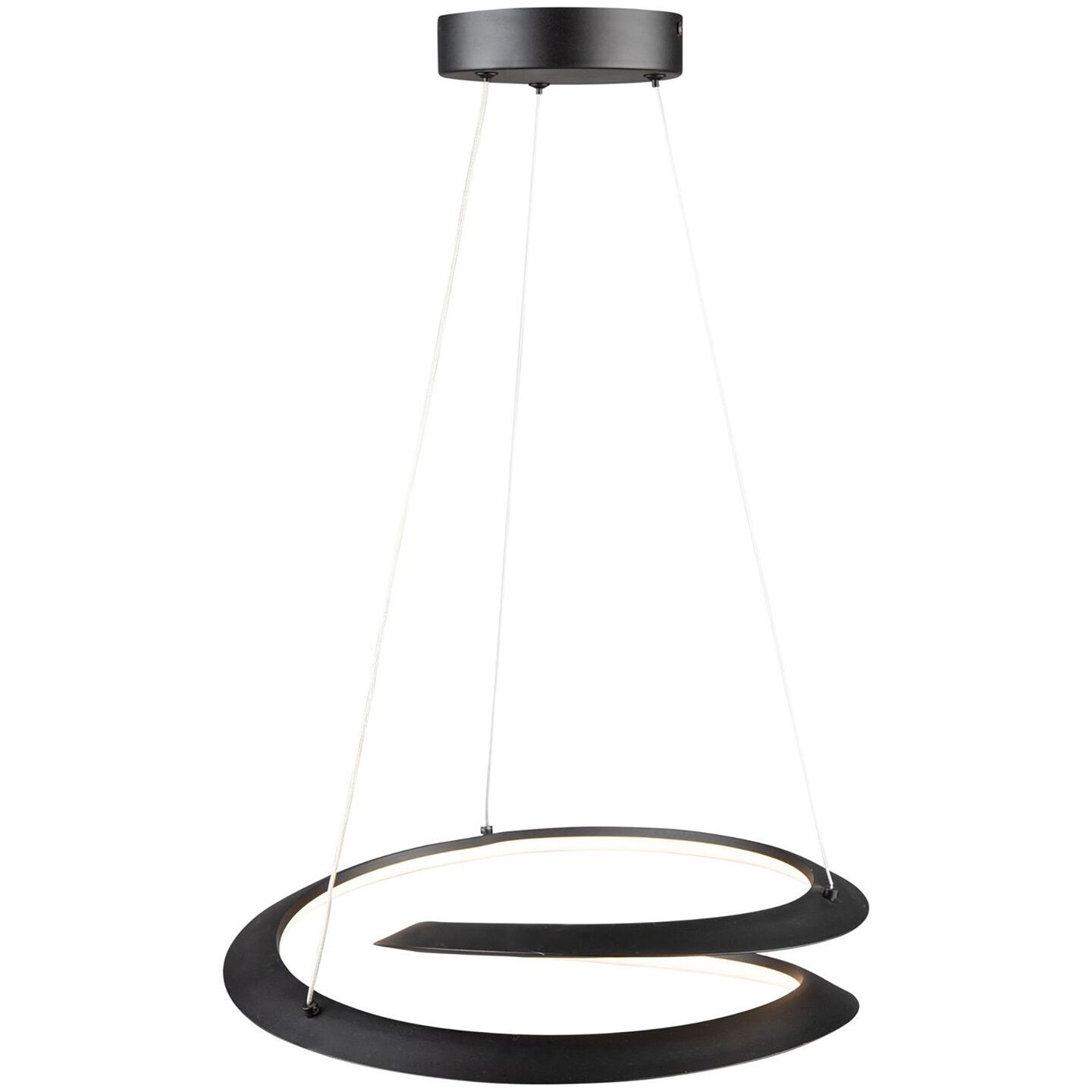 Ara LED 15.8 inch Black Pendant Ceiling Light