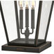 Alford Place 3 Light 25.75 inch Oil Rubbed Bronze Outdoor Pier Mount, Estate Series