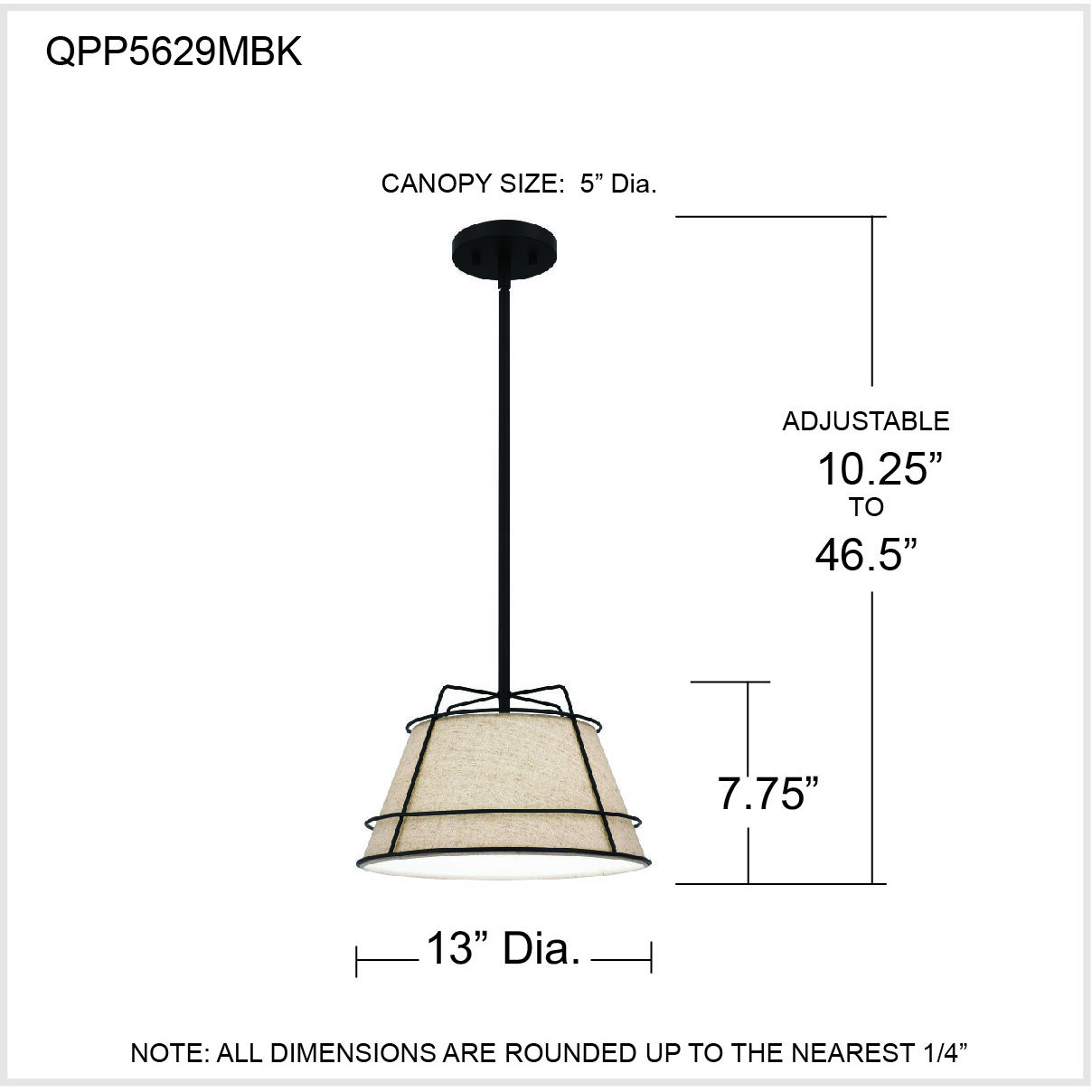 Burbridge 1 Light 13 inch Matte Black Mini Pendant Ceiling Light